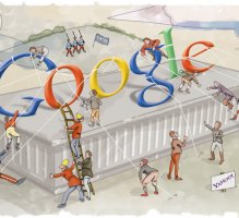 Bringing down Google – Media Week Illustration