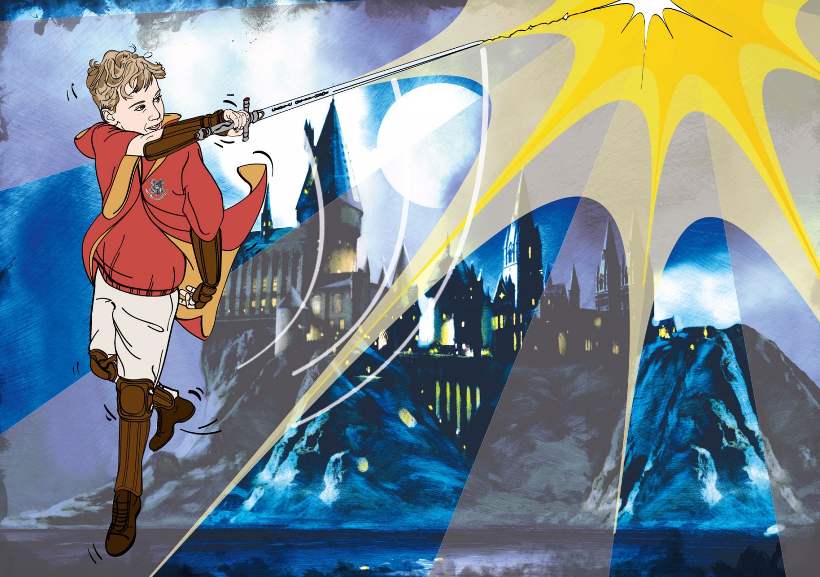 Harry Potter style illustration commission
