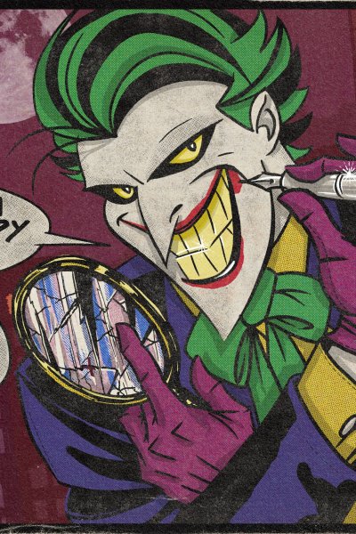 Joker having a laugh